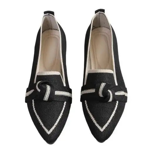 Mocassin Ballerine Pointu Femme