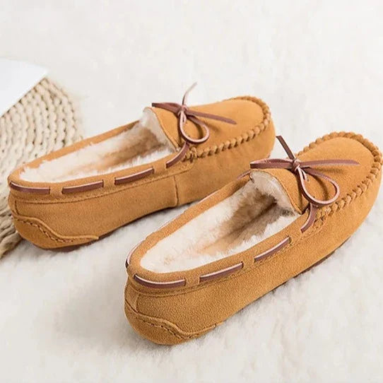 Mocassin Indien Daim Femme | Élégance et Confort - Mocafina