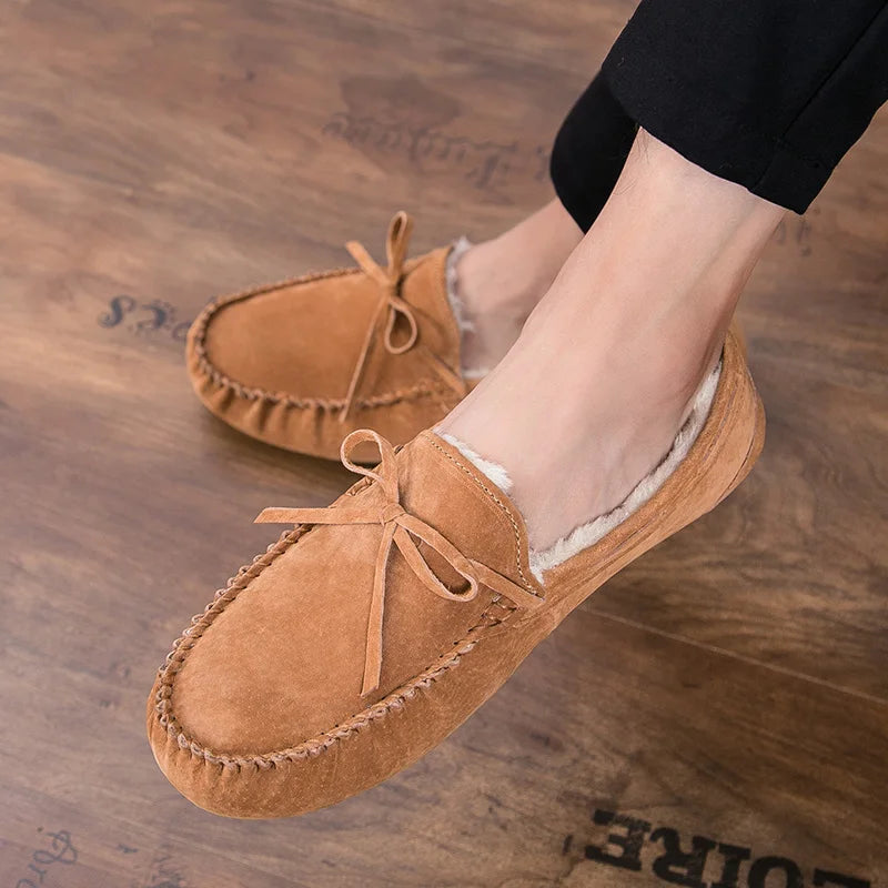 Mocassin Indien Daim Femme | Élégance et Confort - Mocafina