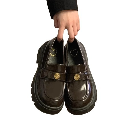 Mocassin Compensé Femme Marron - Ma boutique