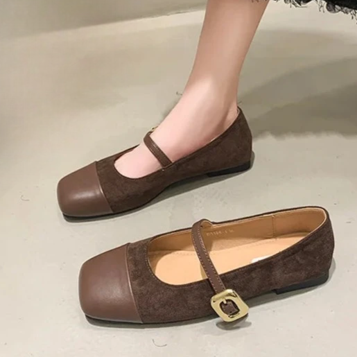 Ballerine Mocassin Marron Femme - Ma boutique