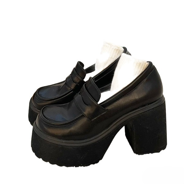 Mocassin Cuir Talon Femme - Ma boutique