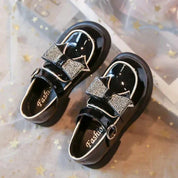 Mocassin Enfant Noir Avec Noeud - Ma boutique