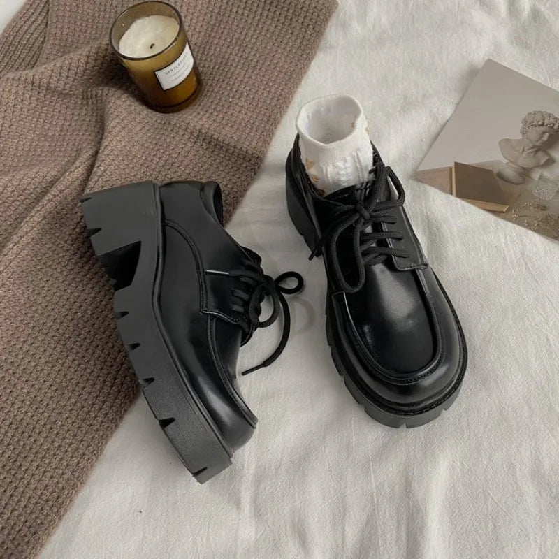 Mocassin Plateforme Femme Cuir - Ma boutique