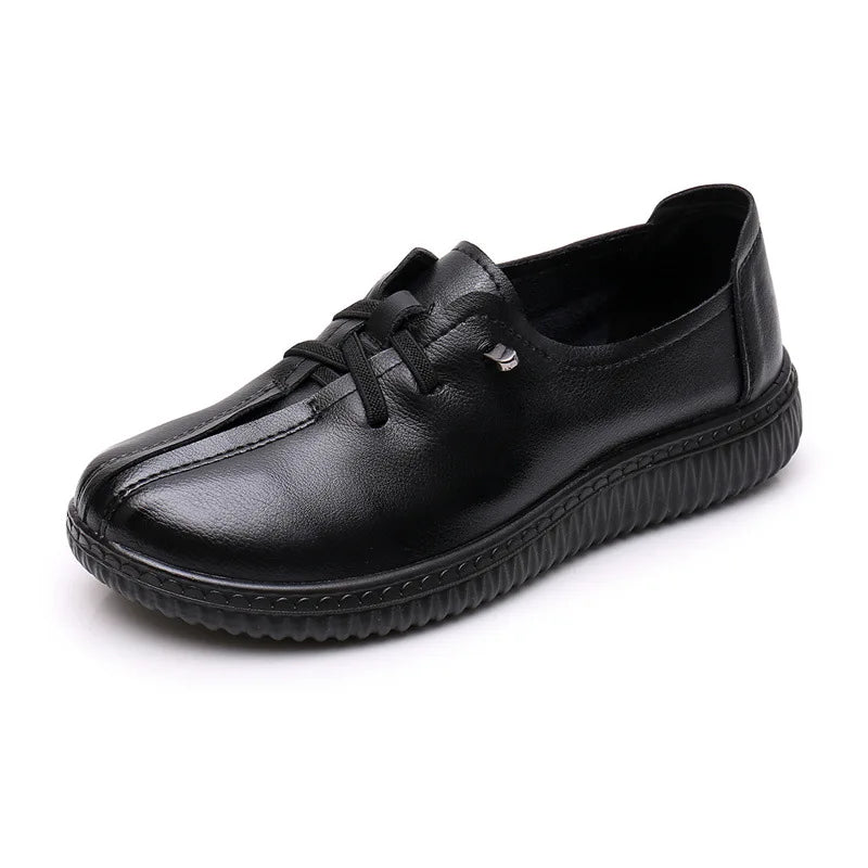 Mocassin Plat Cuir Souple Décontracté - Ma boutique