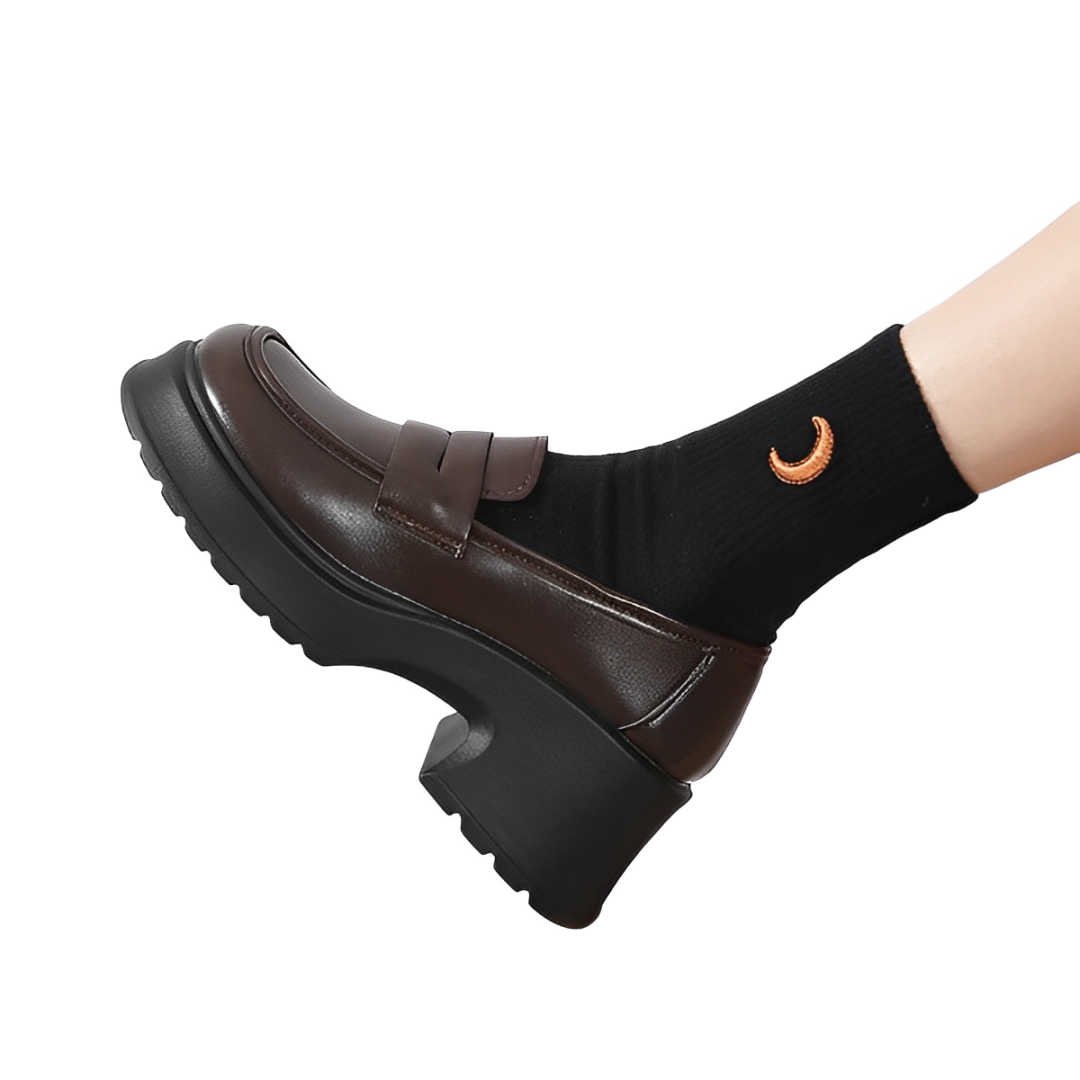 Mocassin Femme Marron Foncé - Ma boutique