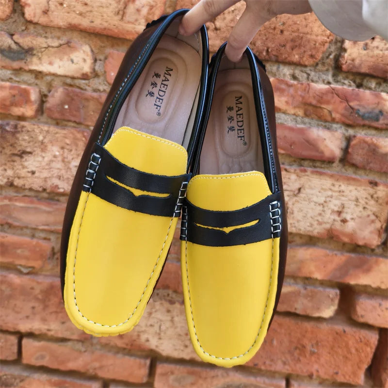 Mocassin Femme Cuir Multicolore - Ma boutique