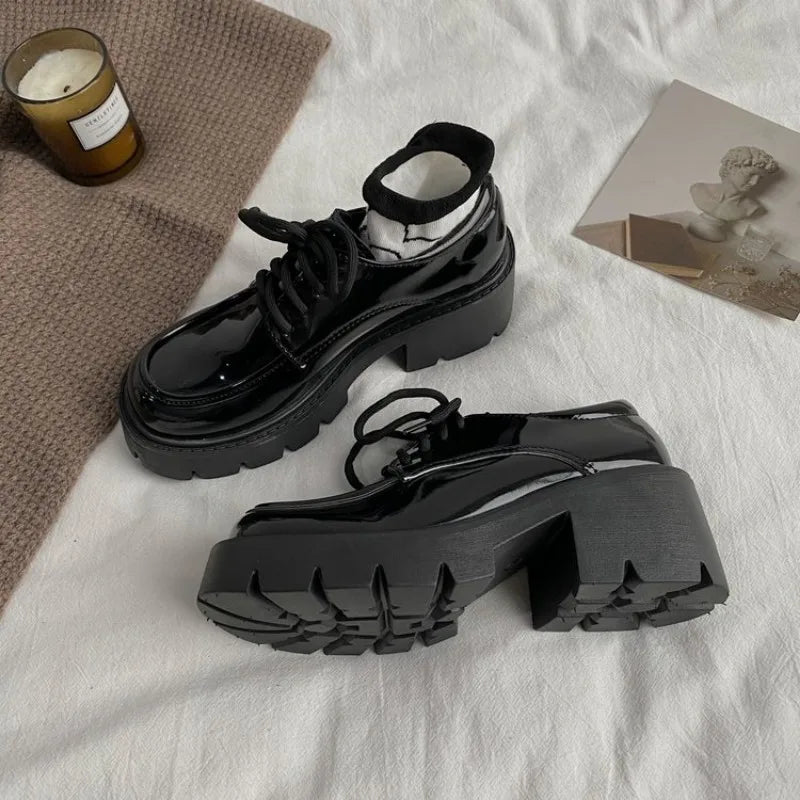 Mocassin Plateforme Femme Cuir - Ma boutique