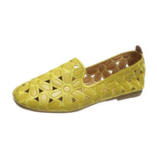Mocassins Carrés Brodés Femme - Ma boutique