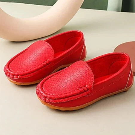 Mocassin Enfant Rouge Mocafina