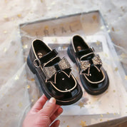 Mocassin Enfant Noir Avec Noeud - Ma boutique
