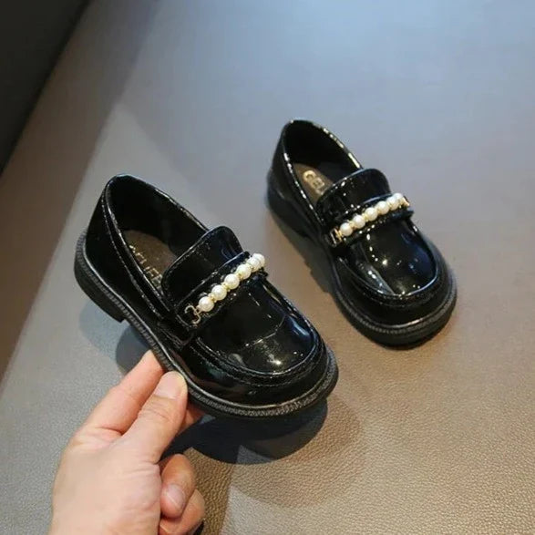 Mocassin Plat À Perle Fille - Ma boutique