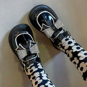 Mocassin Enfant Noir Avec Noeud - Ma boutique
