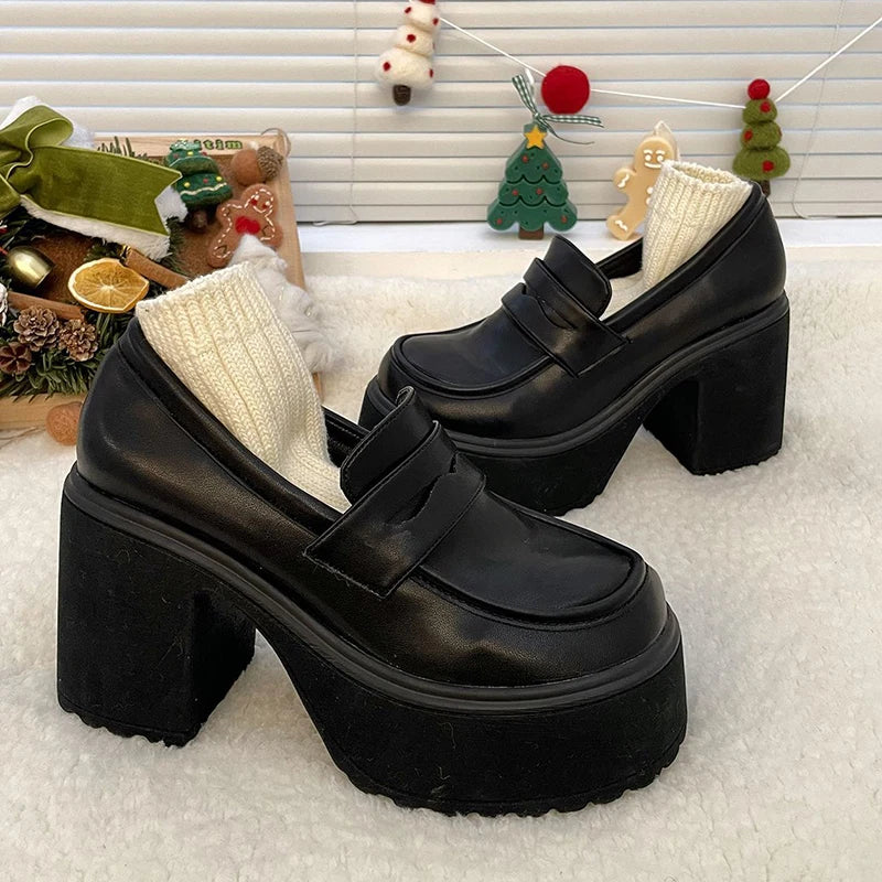 Mocassin Cuir Talon Femme - Ma boutique