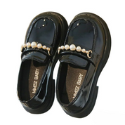 Mocassin Plat À Perle Fille - Ma boutique