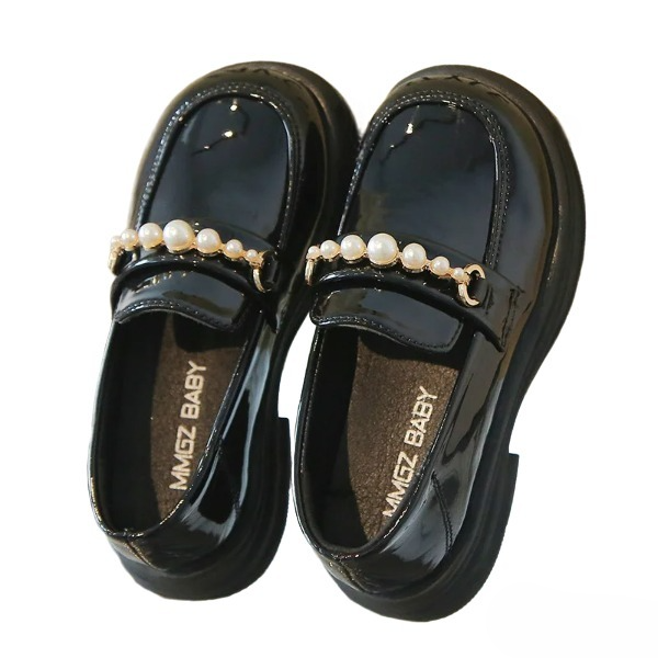 Mocassin Plat À Perle Fille - Ma boutique