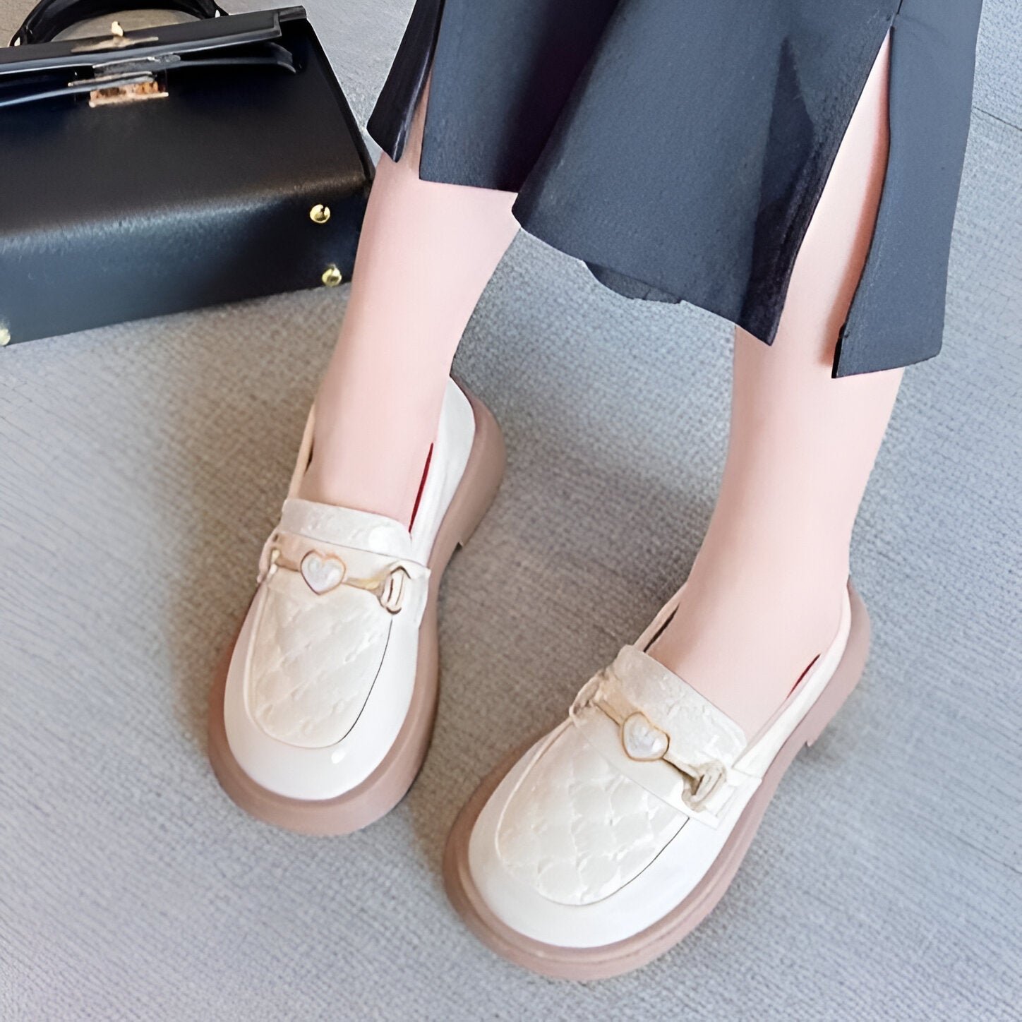 Mocassin Beige Enfant - Ma boutique