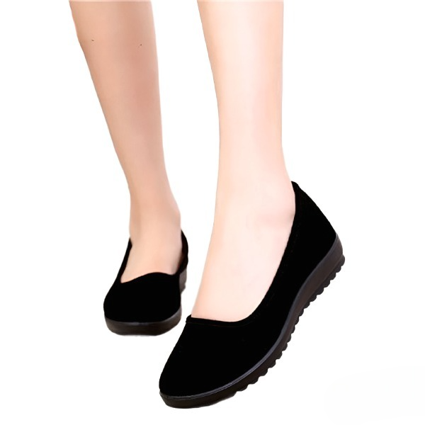 Chaussons Mocassin Femme Noires - Ma boutique